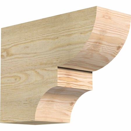 Ekena Millwork Ridgewood Rough Sawn Rafter Tail, Douglas Fir, 6"W x 12"H x 16"L RFT06X12X16RID00RDF